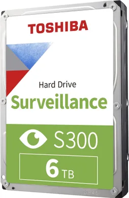 Obrázok produktu pre Toshiba S300 Surveillance - Pevný disk - 6 TB - interný - 3,5" (8,9 cm)