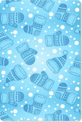 Produktbild von MuchoWow® Mauspad Mousepad Handschuhe - Mütze - Winter - Schnittmuster 18x27 cm - Mousepads - Maus Mat - Pad - Mausunterlage
