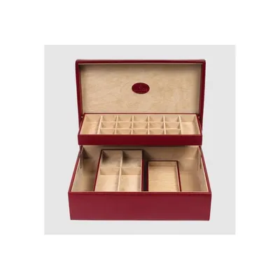 Produktbild von WINDROSE Schmuckschatulle Merino Charmbox Red rot