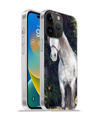 Produktbild von MuchoWow® Handyhülle Schutzhülle Hülle für Apple iPhone 14 Pro Max Pferd - Halfter - Natur Silikon Softcase Handy Hülle - Hardcover
