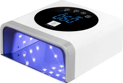 Produktbild von OCHO NAILS LED UV Lampe X22 72W kabellos weiß mit Spiegelsockel