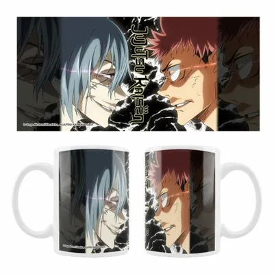 Obrázok produktu pre Ceramiczny Kubek Jujutsu Kaisen Mahito vs. Itadori 0,32 l