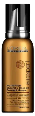 Produktbild von L'Oréal Nutrifier Overnight Masque 100ml Nachtpflege Maske für trockenes Haar