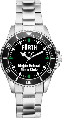 Produktbild von KIESENBERG Herrenuhr Armbanduhr Fürth Geschenk Artikel Idee Fan Analog Quartz 2373
