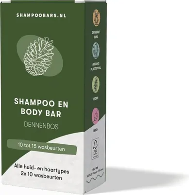 Image de ShampooBars Mini Shampooing & Body Bar Tannenwald 20 g