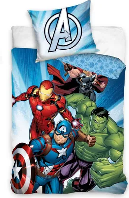 Produktbild von Marvel Avengers - Wende-Bettwäsche-Set, 135x200 & 80x80