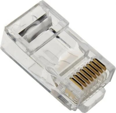 Produktbild von RJ45-Stecker 8P8C mit Durchgangsleitung – SS76442