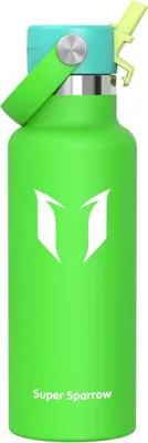 Produktbild von Trinkflasche Edelstahl Thermobecher 500 ml Apfelgrün Auslaufsicher BPA-Frei