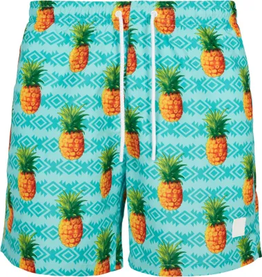 Obrázok produktu pre Urban Classics Plavecké šortky s ananásovým vzorom Aop-4XL