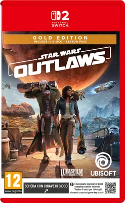 Obrázok produktu pre Ubisoft Star Wars Outlaws Gold Edition, Nintendo Switch 2, T (neplnoletí)