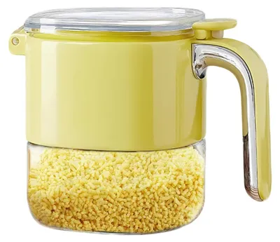 Zdjęcie produktu dla Zestaw szklanych pojemników na zioła z pokrywkami do kuchni