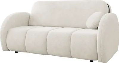 Produktbild von MIRJAN24 Schlafsofa Viva Comfy IV, Bettkasten und Schlaffunktion, Wohnzimmer, 3-Sitzer (Farbe: Velo 621)