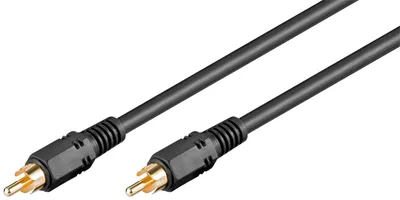 Produktbild von 10x Goobay 50339 Koaxialkabel für digitale Audioverbindungen, Cinch S/PDIF, doppelt geschirmt, 20 m - Cinch-Stecker > Cinch-Stecker