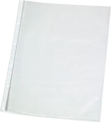 Immagine prodotto di Q-Connect® KF15721 Tasche standard per opuscoli - trasparenti, 0,05 mm, A4, 100 pezzi