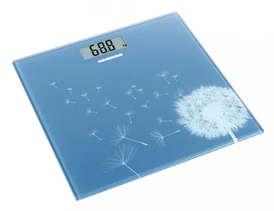 Obrázok produktu pre Heinner HBS-BL150, Elektronická osobná váha, 150 kg, 100 g, Modrá, Štvorec, Temperované sklo