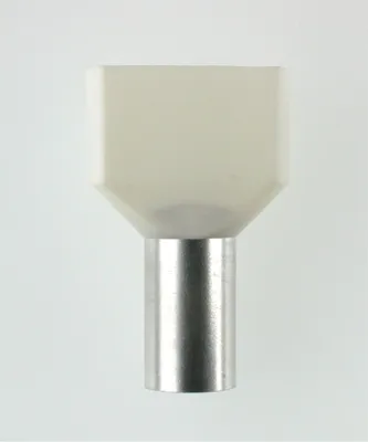 Immagine prodotto di Capicorda isolati TWIN, misura N, codifica colore TM Sezione 2x 16 mm² avorio - 1 pezzo