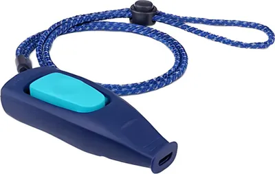 Produktbild von Coachi Clicker "Whizzclick" mit Pfeife blau