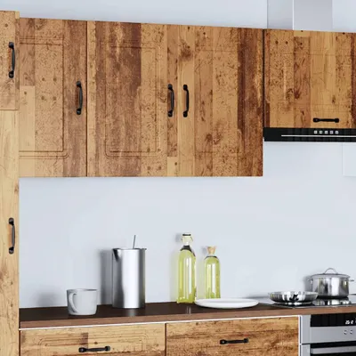 Immagine prodotto di vidaXL Parete attrezzata per cucina Kalmar in legno di recupero, materiale a base di legno