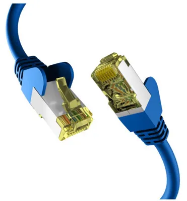 Produktbild von EFB Elektronik EC020200094, 3 m, Cat6a, S/FTP (S-STP), RJ-45, RJ-45, Blau