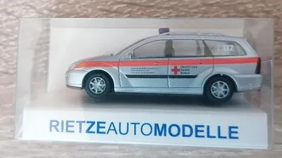 Produktbild von Rietze 50985 - 1/87 Ford Focus Turnier DRK Weißwasser - Neu