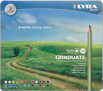 Produktbild von Lyra Graduate Permanent Buntstifte Set 19 stk