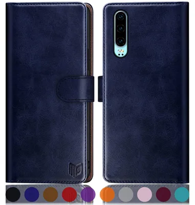 Immagine prodotto di Custodia portafoglio per Huawei P30, colore blu