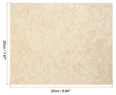 Produktbild von 100 Blatt Backpapier 20 x 25cm Deli Papierbl?tter Fettdichte Burger Papier Wachspapier Verpackungspapier Wrap Papier Pommes Papier fš¹r Korb Burger Butterbrot K?se Sandwich