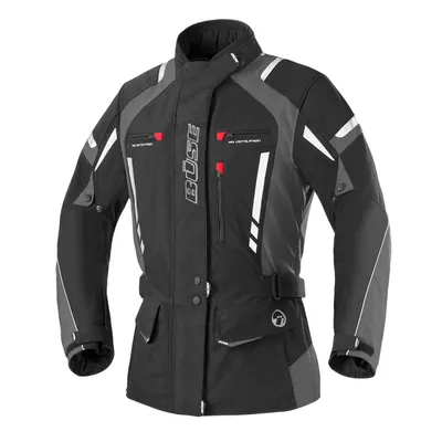Produktbild von Büse Torino Pro Damen Motorrad Textiljacke Grösse: 36, Farbe: Schwarz/Dunkelgrau