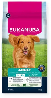 Obrázok produktu pre Eukanuba pre dospelé psy veľkých plemien, s jahňacím mäsom a ryžou, 12 kg
