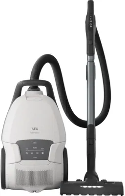 Zdjęcie produktu dla AEG AB81U1SW, 650 W, Cylinder próżniowy, Suchy, Worek na kurz, 5 l, Filtr higieniczny