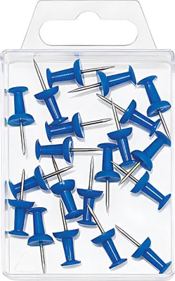 Immagine prodotto di WEDO 54103 Pinnnadeln Diabolo blau 20St.