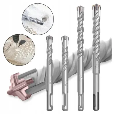 Produktbild von Pasadocnc Betonbohrer Steinbohrer 10mm 110mm SDS Plus Hartmetall