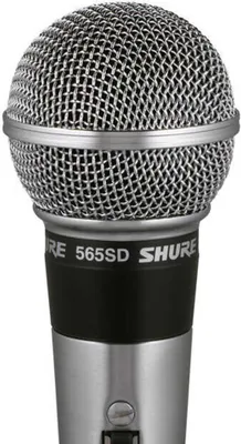 Image de SHURE 565SD-LC, 50 - 15000 Hz, 150 Ohm, filaire, XLR-3, gris