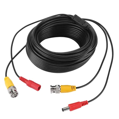 Obrázok produktu pre Predlžovací kábel BNC + 2,1 mm DC CCTV, koaxiálny video kábel pre komerčné obytné budovy (20 m)