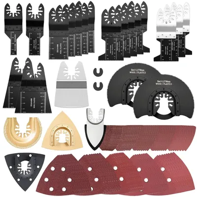 Immagine prodotto di Set di accessori per seghe multifunzione, adatto a diverse applicazioni
