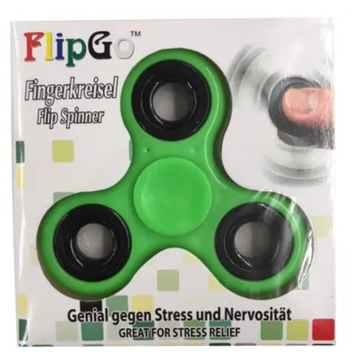 Image de Toupie à doigt Fidget Spinner vert clair