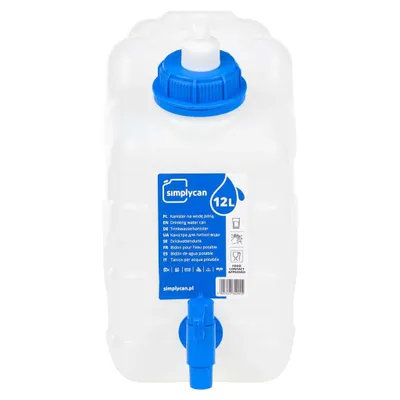 Image de vidaXL Réservoir d'eau avec robinet et distributeur de savon 10 L plastique