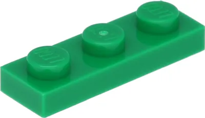 Produktbild von Lego® 1x3 Platte 3623 - 100 Stück Grün