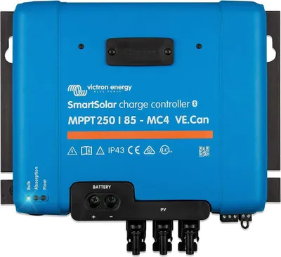 Zdjęcie produktu dla Kontroler ładowania Victron SmartSolar MPPT 250/85-MC4 VE.Can