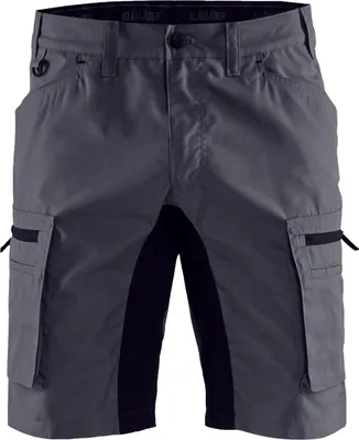 Produktbild von Blakläder® Service Shorts Stretch 1449 1845 in div. Farben, Farbe:mittelgrau/schwarz, Größe:62