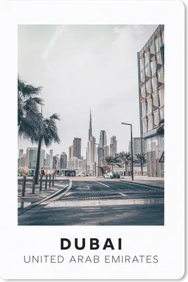 Produktbild von MuchoWow® Mauspad Mousepad Dubai - Skyline - Straße 40x60 cm - Mousepads - Maus Mat - Pad - Mausunterlage - Schreibtisch Accesoire