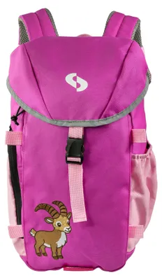 Immagine prodotto di Zaino per bambini SCHNORR da 10 litri, colore rosa fenicottero, con copertura antipioggia