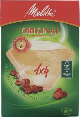Produktbild von Melitta Aroma-Filtertüten 1x4, Haushaltswarenfilter, Braun