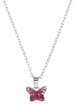 Produktbild von Lillifee Halskette 2034009 Schmetterling Silber 925/- Preciosa pink