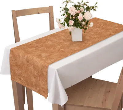 Produktbild von Tischläufer, Maße: 40x140 cm, Farbe: Bernstein