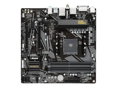 Zdjęcie produktu dla GIGABYTE B550M DS3H AC, AMD, Socket AM4, AMD Ryzen 3000 Series, AMD Ryzen 4000 Series, AMD Ryzen 5000 Series, Socket AM4, DDR4-SDRAM, 128 GB