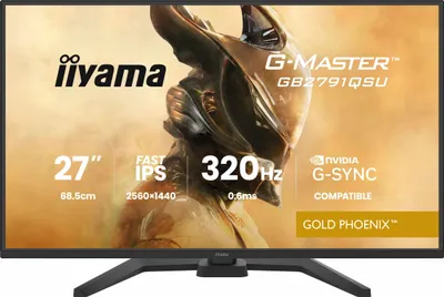 Produktbild von iiyama G-MASTER GB2791QSU-B1, 68,6 cm (27"), 2560 x 1440 Pixel, Wide Quad HD, Schwarz