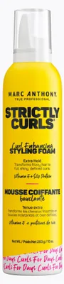Immagine prodotto di Marc Anthony Styling Foam, Mousse modellante per capelli, Donna, 300 ml, Capelli ricci, Fissante, Scompigliare delicatamente i capelli prima di applicare la mousse. Applicare una quantità generosa su tutta la capigliatura, senza tirare i capelli....