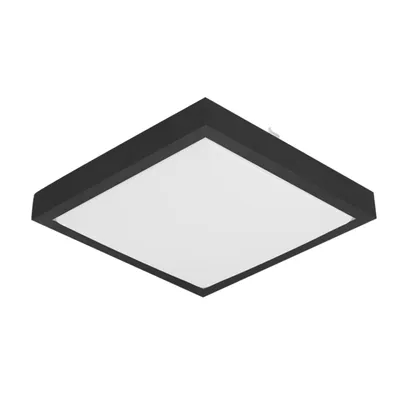 Obrázek produktu pro Stropní svítidlo MasterLED Solen, 2x E27, čtvercové, IP44, černé, 27 cm