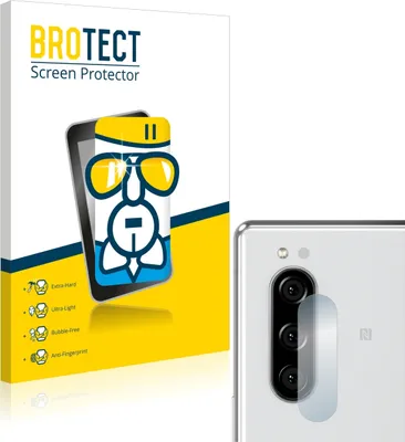 Produktbild von BROTECT Schutzglas für Sony Xperia 5 (NUR Kameraschutz) Schutzfolie Panzer Folie Glas Display Schutz klar